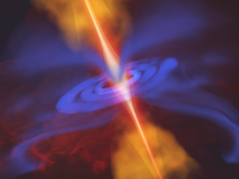 artistic illustration of an event in space