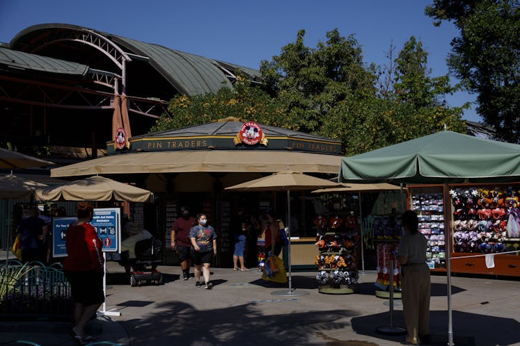 One Disney fan spends money on their pin collection and other merch in the parks. 