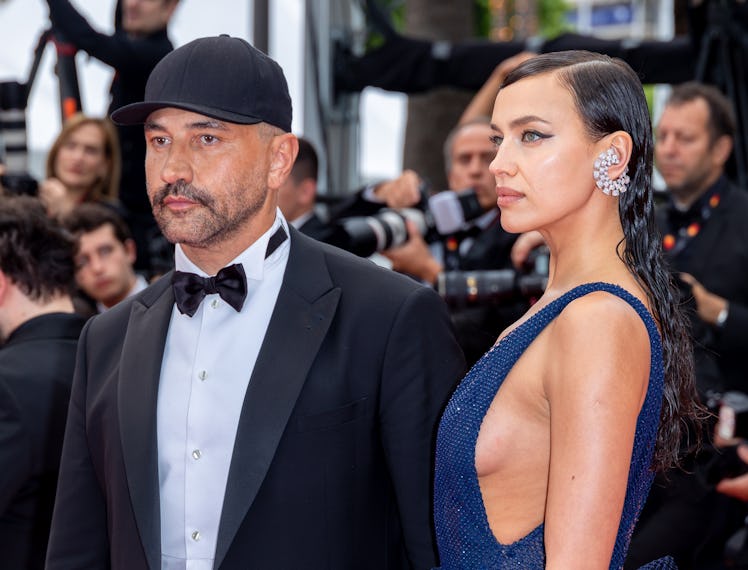 CANNES, FRANCE - MAY 20: (L-R) Riccardo Tisci and Irina Shayk attend the "Killers Of The Flower Moo...