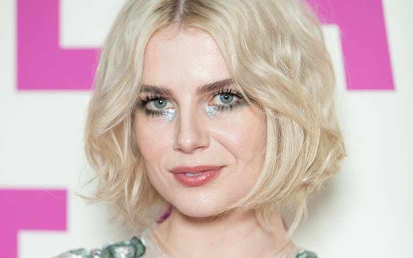 LONDON, ENGLAND - MARCH 27: Lucy Boynton attends the special screening of "The Greatest Hits" at the...