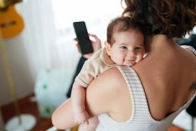 Turns out, the culture of “momfluencers” may do more harm than good for some new moms, according to ...