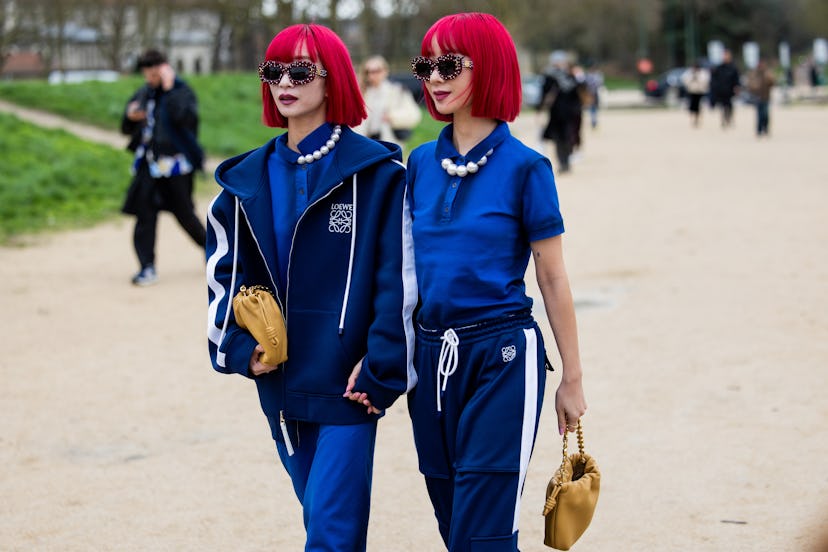 technicolor hair trend Paris fashion week