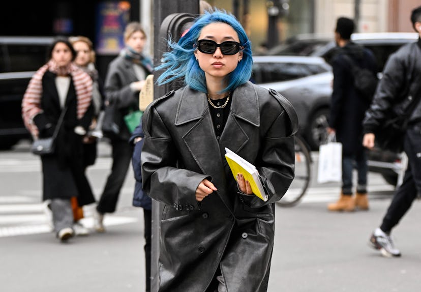 technicolor hair trend Paris fashion week