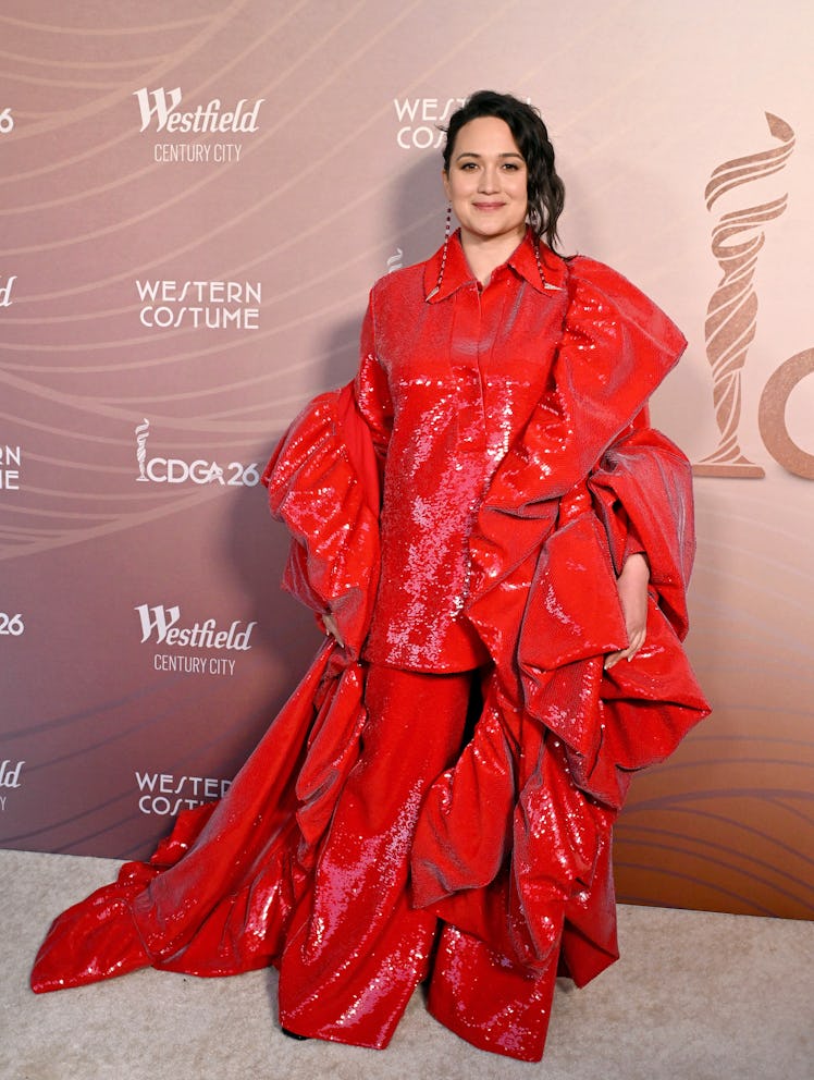 Lily Gladstone attends the 26th Annual Costume Designers Guild Awards at NeueHouse Hollywood on Febr...