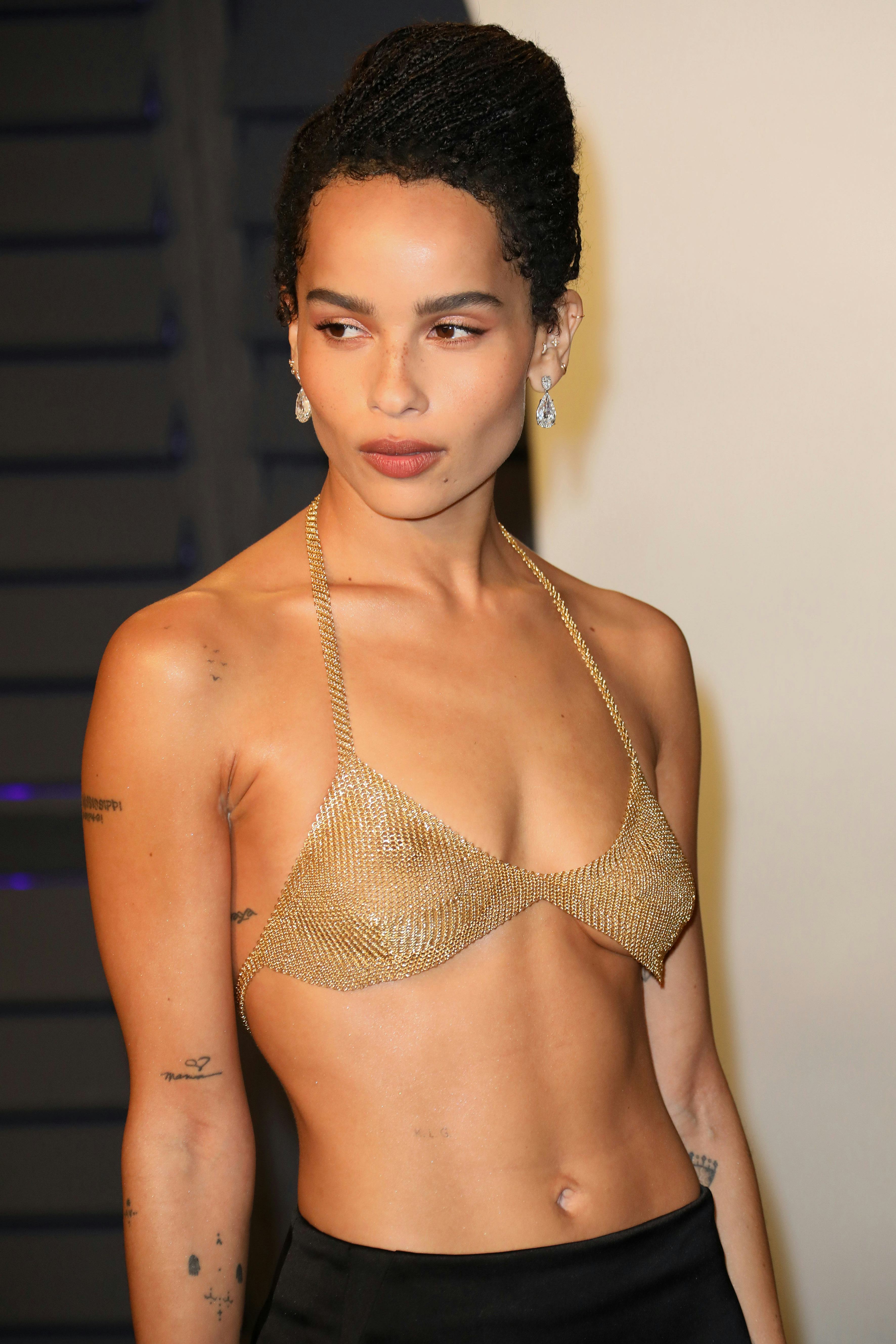 Zoë Kravitz attends the 2019 Vanity Fair Oscar Party hosted by Radhika Jones.
