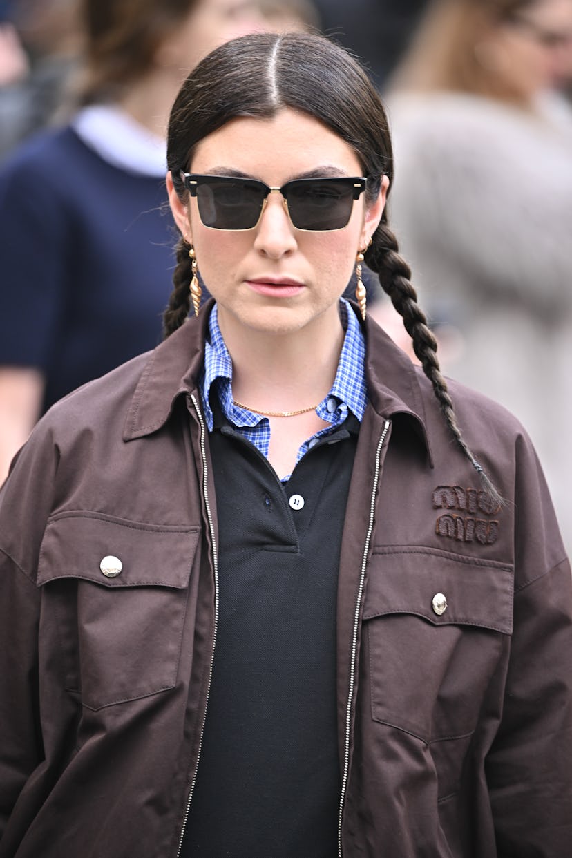 PARIS, FRANCE - MARCH 05: Lorde attends the Miu Miu Womenswear Fall/Winter 2024-2025 show as part of...