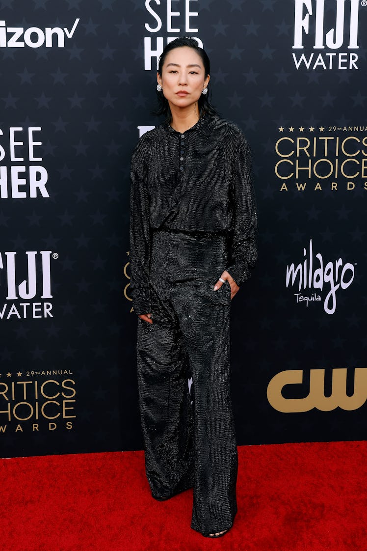 Greta Lee attends the 29th Annual Critics Choice Awards 