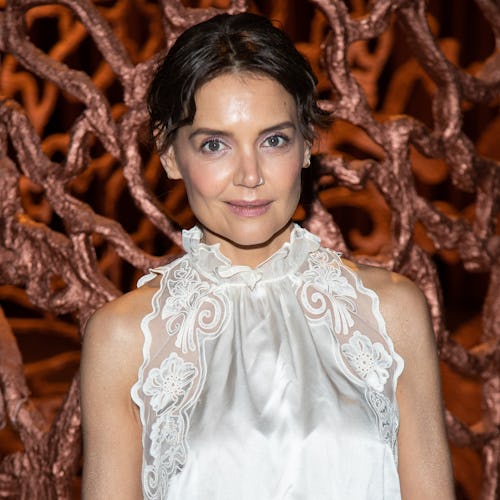 Katie Holmes attends the Ulla Johnson fashion show 