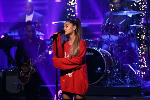 THE TONIGHT SHOW STARRING JIMMY FALLON -- Episode 0984 -- Pictured: Musical guest Ariana Grande perf...
