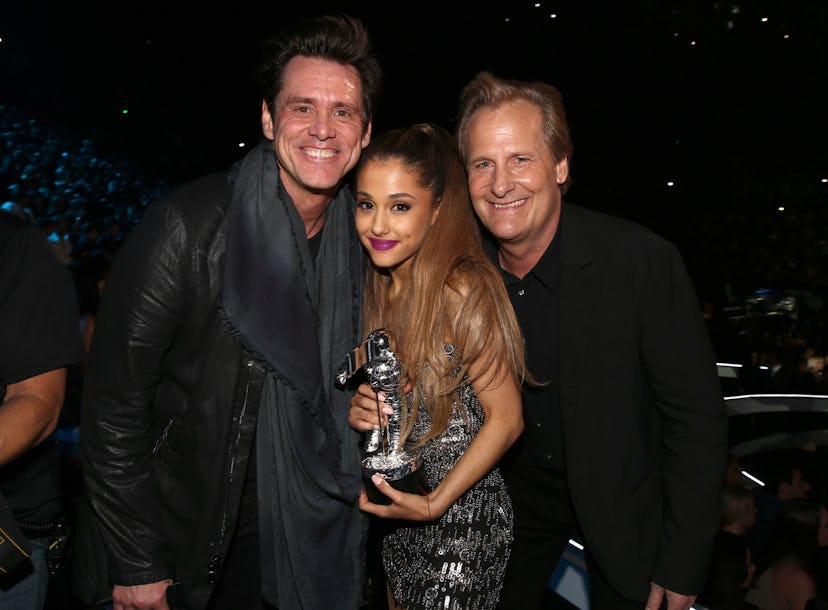 Jim Carrey, Ariana Grande, and Jeff Daniels