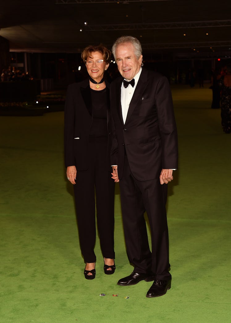 Annette Bening and Warren Beatty at the Academy Museum of Motion Pictures Gala on September 25, 2021...