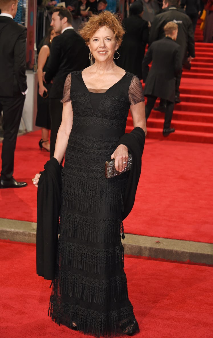Annette Bening attends the EE British Academy Film Awards (BAFTA) held at Royal Albert Hall on Febru...