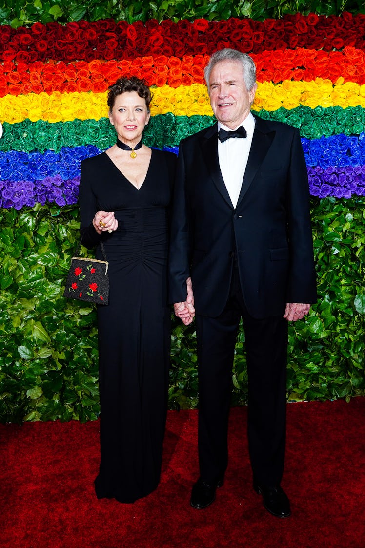  Annette Bening and Warren Beatty attends the 73rd Annual Tony Awards at Radio City Music Hall on Ju...