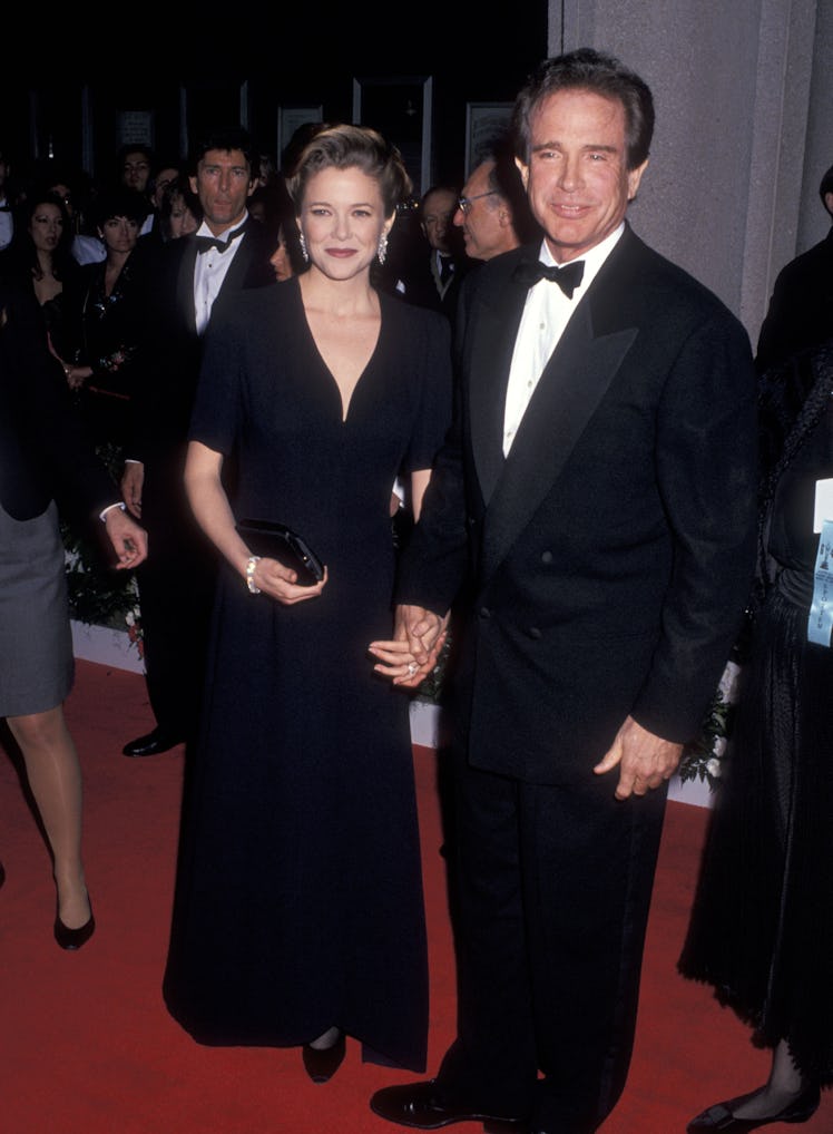 Actress Annette Bening and actor Warren Beatty attend the 64th Annual Academy Awards on March 30, 19...