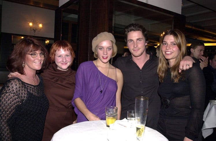 (Original Caption) Mrs Bale (mother of Christian Bale), Chloe Sevigny and friend Alana Gabin, Christ...
