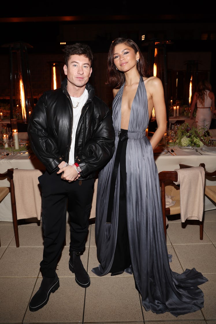 Barry Keoghan and Zendaya attend W Magazine and Louis Vuitton's Academy Awards Dinner at a Private R...