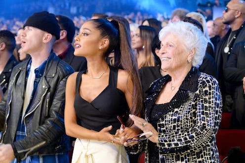 LOS ANGELES, CA - NOVEMBER 20:  Singer Ariana Grande (L) and Marjorie 'Nonna' Grande attend the 2016...