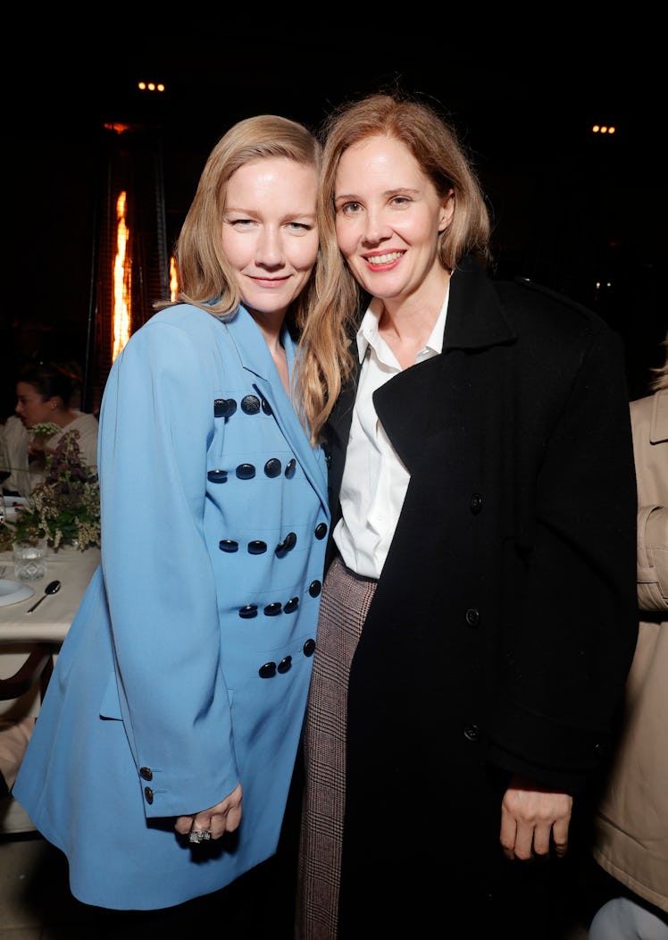 LOS ANGELES, CALIFORNIA - MARCH 07: (L-R) Sandra Hüller and Justine Triet attend W Magazine and Loui...