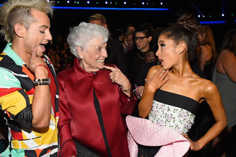 Frankie J. Grande, Marjorie ‘Nonna’ Grande, and Ariana Grande