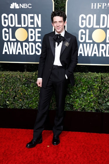  Josh O'Connor photographed on the red carpet of the 77th Annual Golden Globe Awards