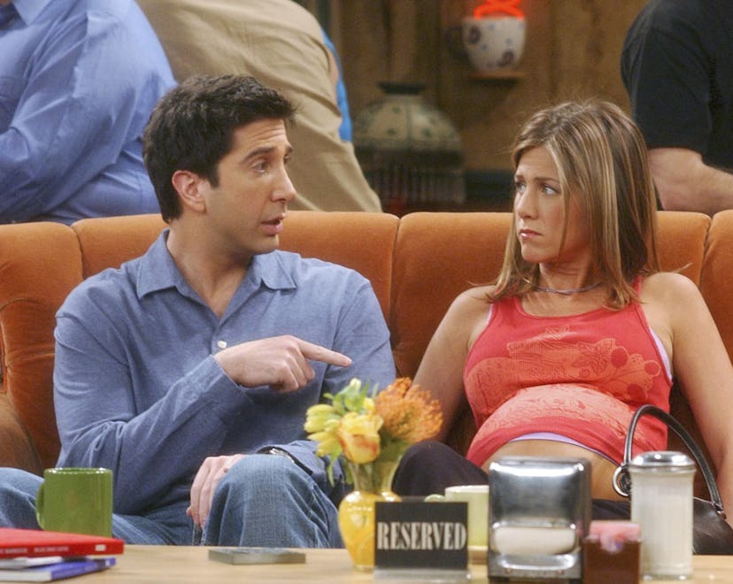 FRIENDS -- "The One Where Rachel Is Late" -- Episode 22 -- Aired 5/9/2002 -- Pictured (l-r): David S...