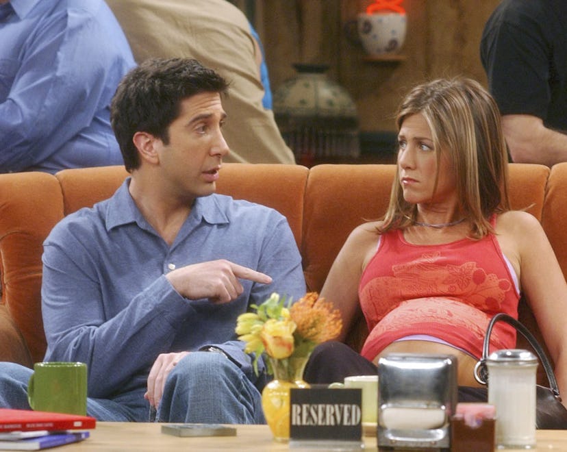 FRIENDS -- "The One Where Rachel Is Late" -- Episode 22 -- Aired 5/9/2002 -- Pictured (l-r): David S...