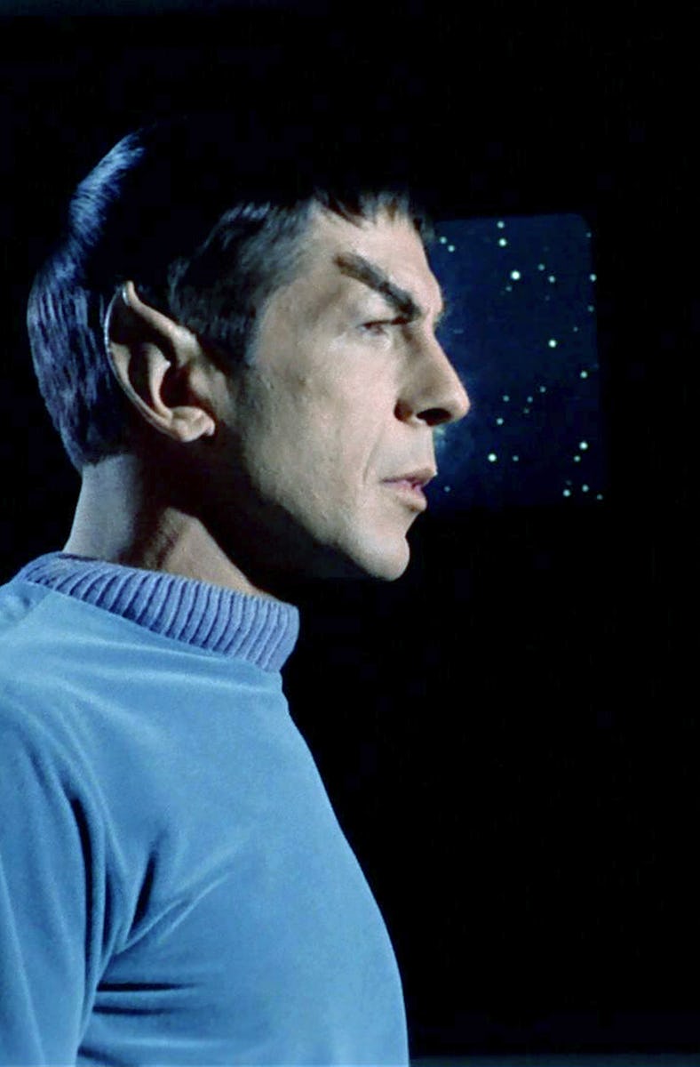 LOS ANGELES - DECEMBER 1: Leonard Nimoy as Commander Spock (Mr. Spock) in the STAR TREK: The Origina...