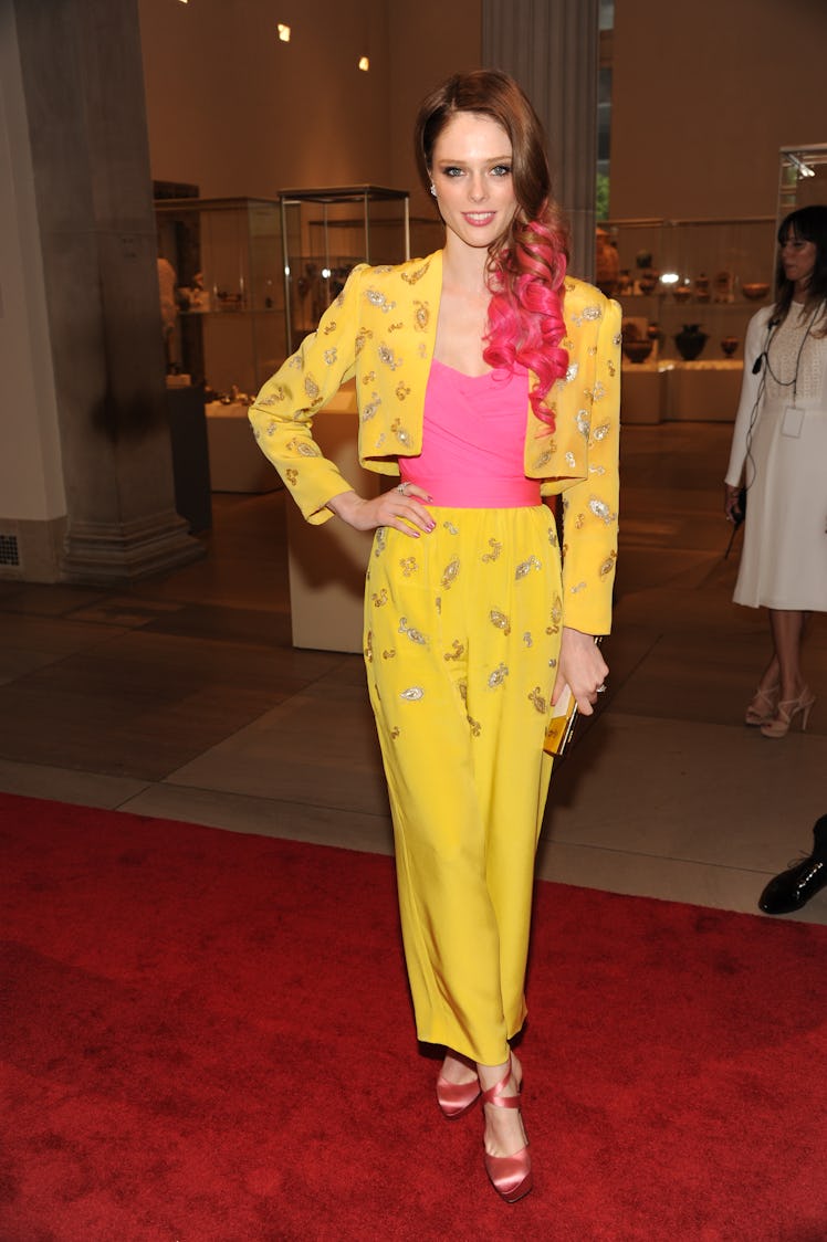 Coco Rocha attends the Metropolitan Museum of Artâ€™s 2012 Costume Institute Gala