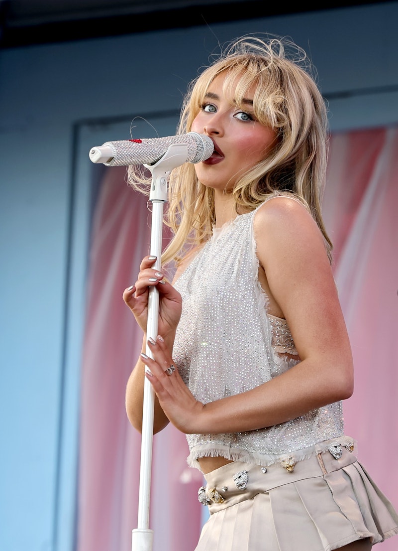 Sabrina Carpenter performs at the Coachella Stage during the 2024 Coachella.