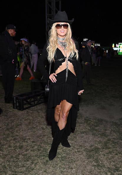 Paris Hilton at Neon Carnival held during Coachella