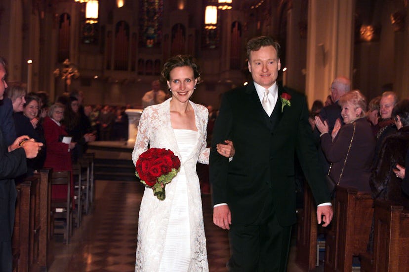 Conan O'Brien married Liza Powell O'Brien in 2002.