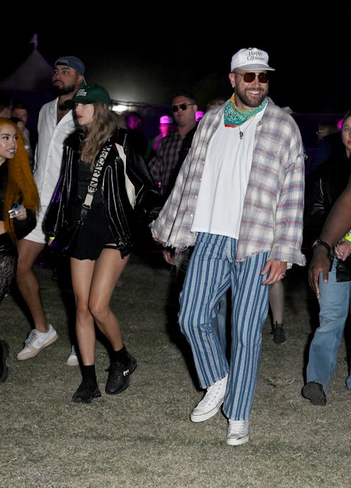 Taylor Swift and Travis Kelce at Neon Carnival held during the Coachella Music and Arts Festival on ...