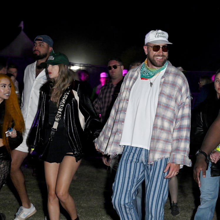 Taylor Swift and Travis Kelce at Neon Carnival held during the Coachella Music and Arts Festival on ...