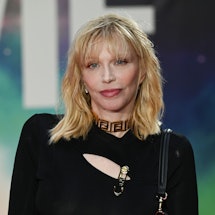LONDON, ENGLAND - SEPTEMBER 05: Courtney Love attends the "Moonage Daydream" London Premiere at BFI ...