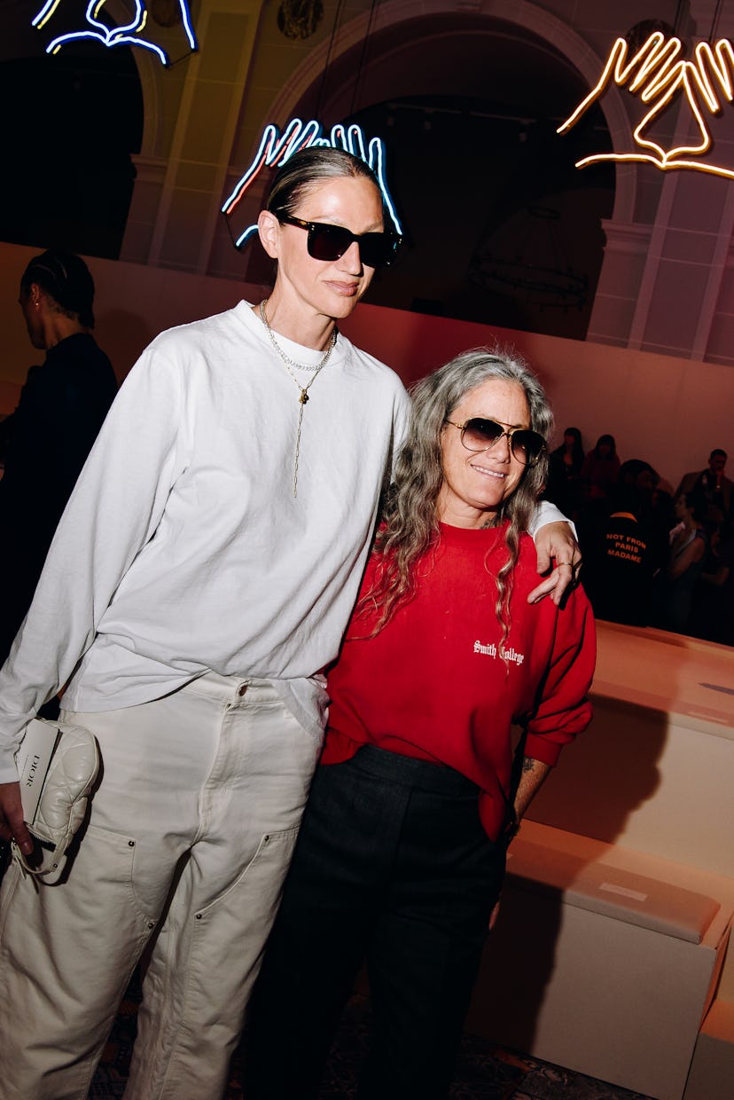 Jenna Lyons and Cass Bird at the Dior Pre-Fall 2024 show