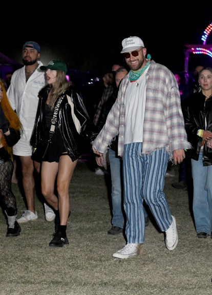 Taylor Swift and Travis Kelce at Neon Carnival held during the Coachella Music and Arts Festival. 