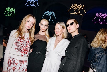 Kai Schreiber, Anya Taylor-Joy, Naomi Watts and Rosamund Pike at Dior Pre-Fall 2024 Show held at the...