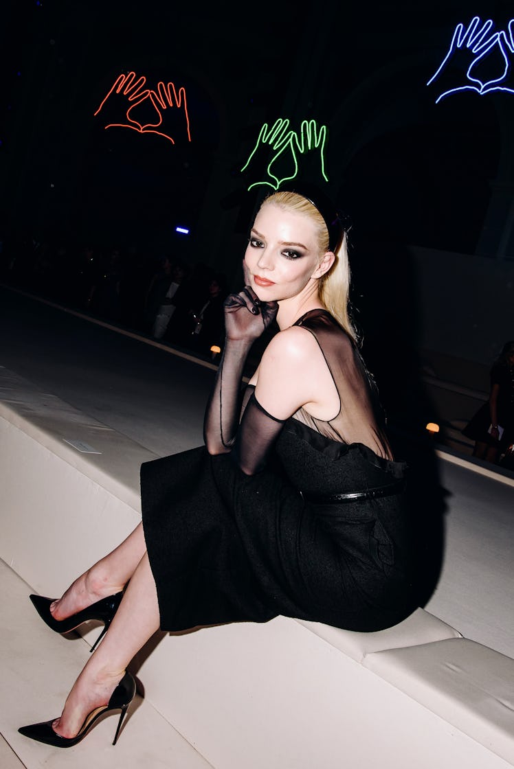 Anya Taylor-Joy at Dior Pre-Fall 2024 Show held at the Brooklyn Museum on April 15, 2024 in New York...