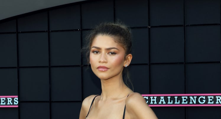 Zendaya attends the Los Angeles premiere of Amazon MGM Studios "Challengers" at Westwood Village The...