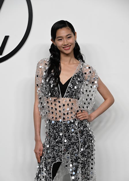 SHANGHAI, CHINA - APRIL 18: South Korean actress/model Hoyeon Jung attends Louis Vuitton Women's Voy...