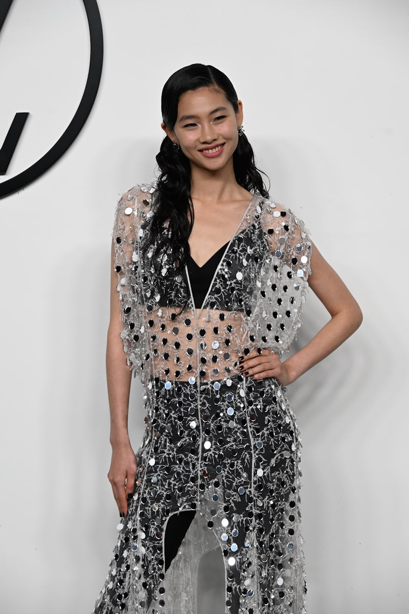 SHANGHAI, CHINA - APRIL 18: South Korean actress/model Hoyeon Jung attends Louis Vuitton Women's Voy...