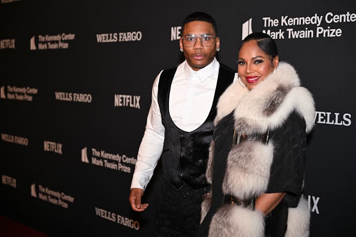 Ashanti and Nelly are expecting their first baby together.