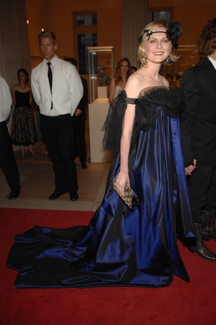 Actress Kirsten Dunst attends the Metropolitan Museum of Art's annual Costume Institute gala