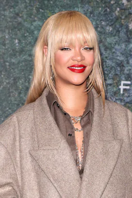 LONDON, ENGLAND - APRIL 17: Rihanna attends the FENTY x PUMA Creeper Phatty Earth Tone Launch Party ...
