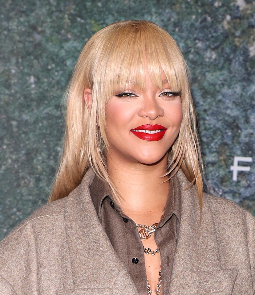 LONDON, ENGLAND - APRIL 17: Rihanna attends the FENTY x PUMA Creeper Phatty Earth Tone Launch Party ...