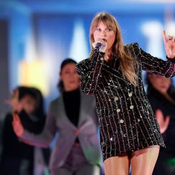 Taylor Swift at the Eras Tour. Photo via Getty Images