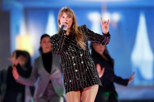 Taylor Swift at the Eras Tour. Photo via Getty Images