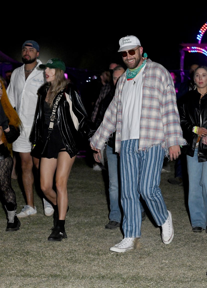 Taylor Swift and Travis Kelce at Neon Carnival held during the Coachella Music and Arts Festival on ...