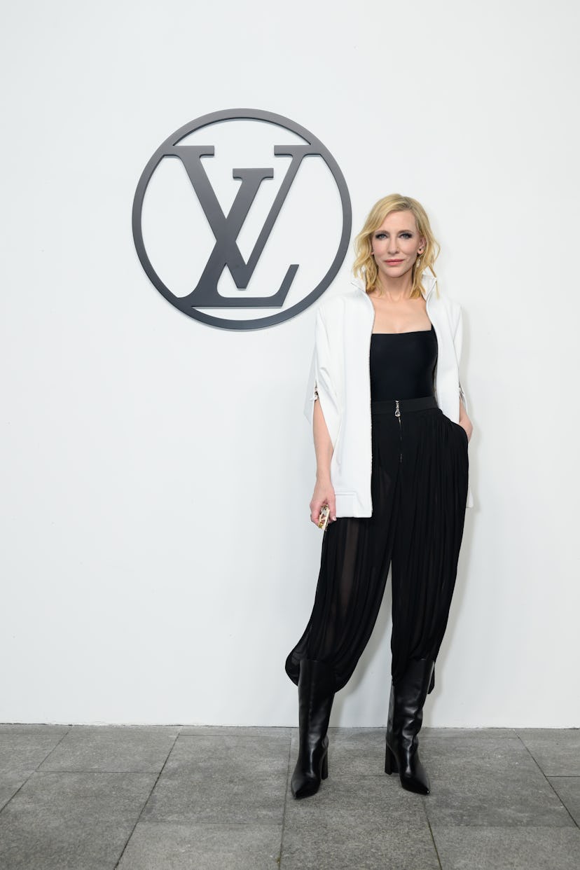 Cate Blanchett at the Louis Vuitton Pre-Fall 2024 show