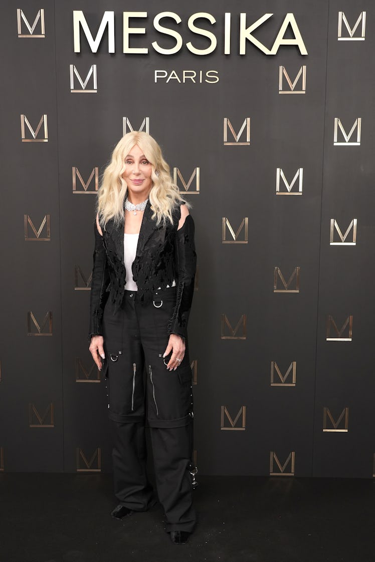 Cher attends the 2023 Messika High Jewelry Show as part of the Paris Fashion Week on September 28, 2...